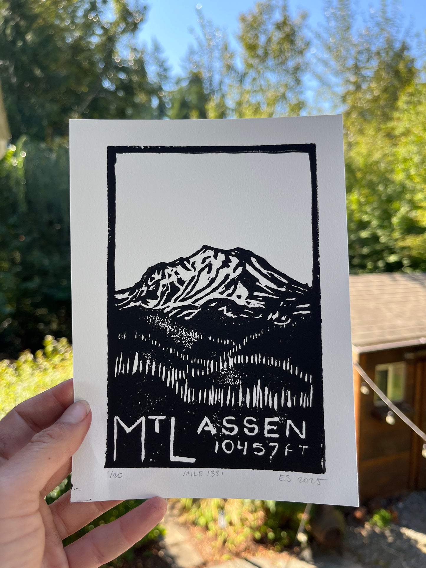 Lassen Peak print