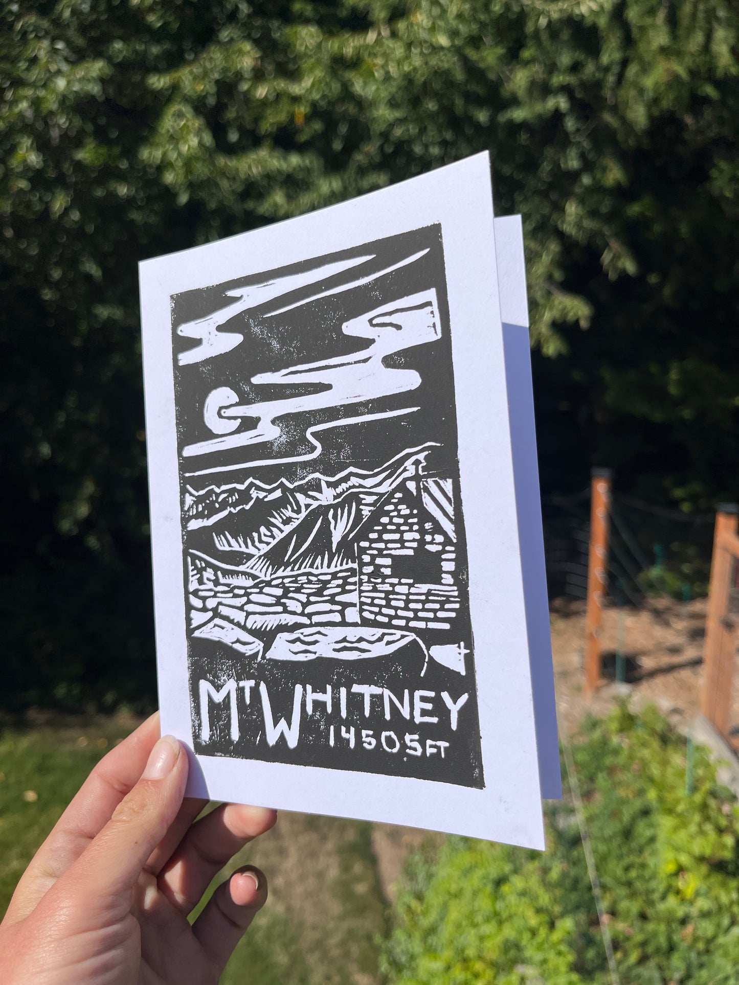 Mt. Whitney greeting card