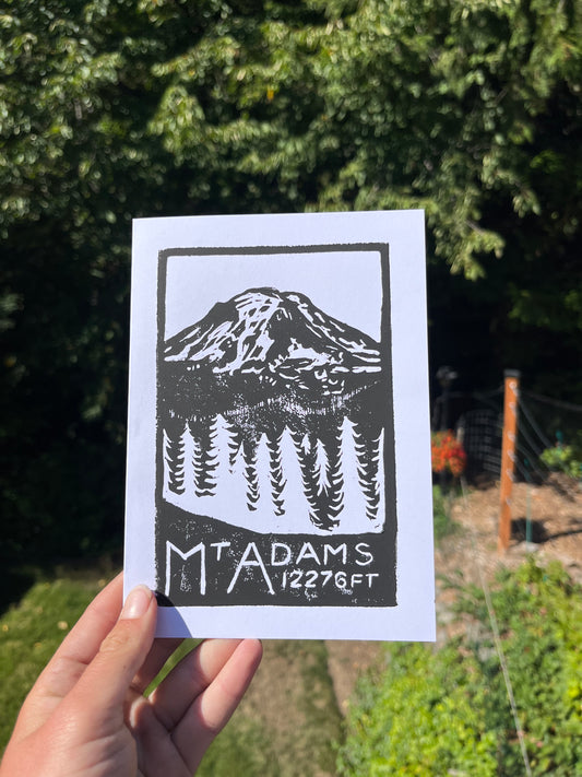 Mt. Adams greeting card
