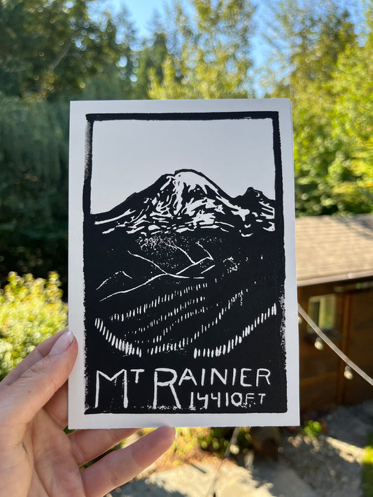 Mt. Rainier postcard