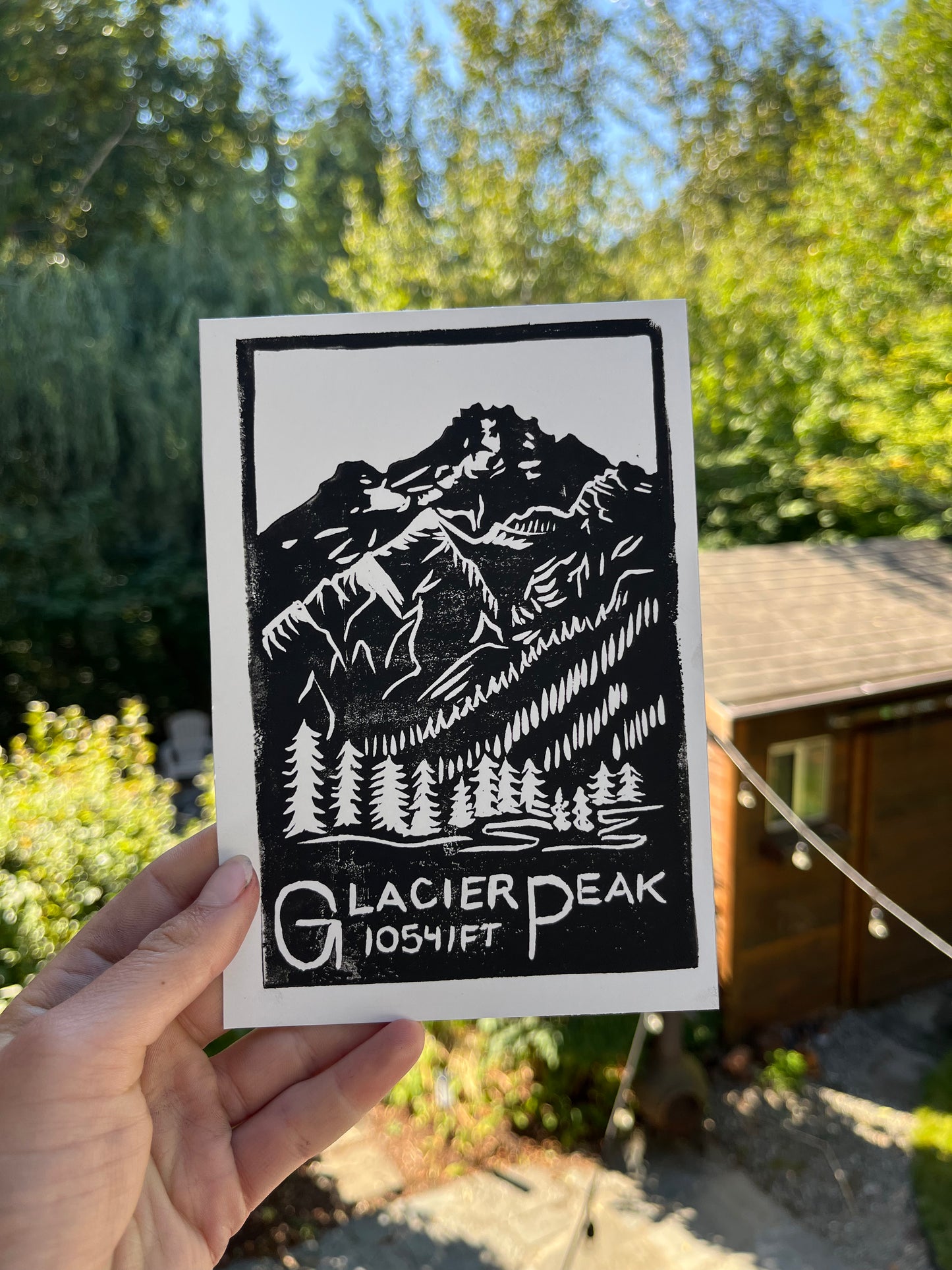 Glacier Peak postcard
