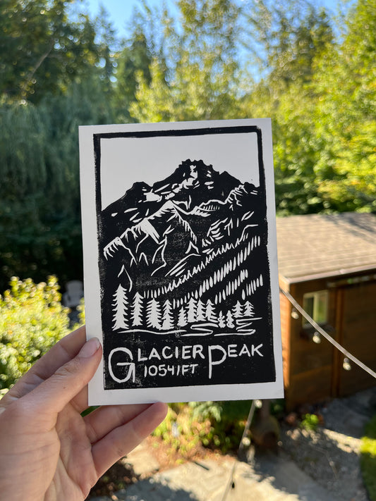 Glacier Peak postcard