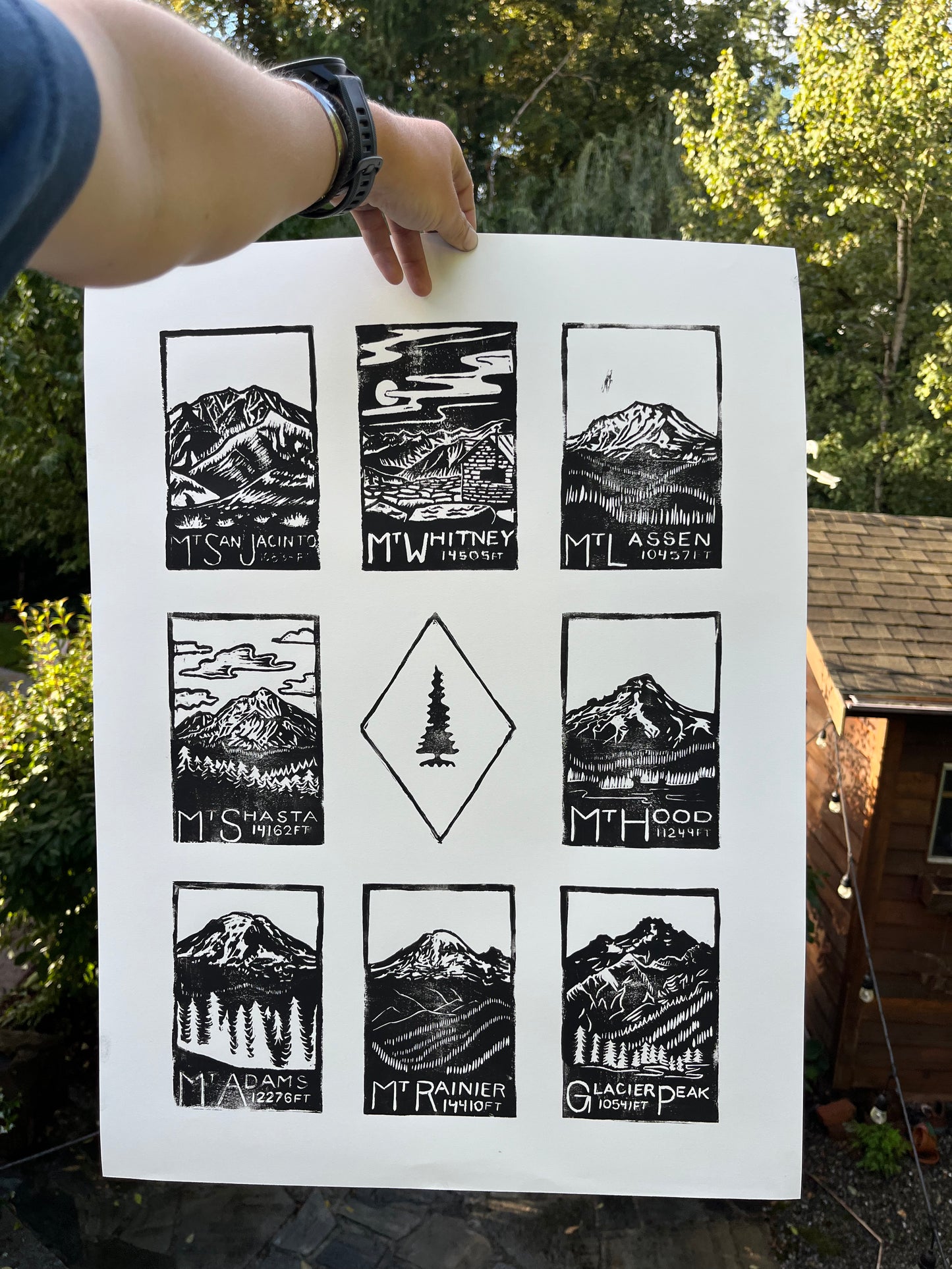 PCT Peaks poster